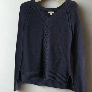 Old Navy Women's Navy V-Neck Sweater